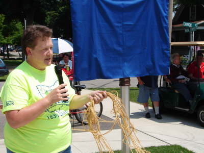 Tanya Brunner at Marker Dedication